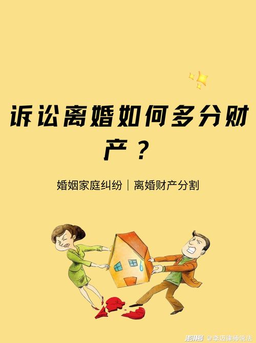专业离婚律师 诉讼离婚如何多分财产