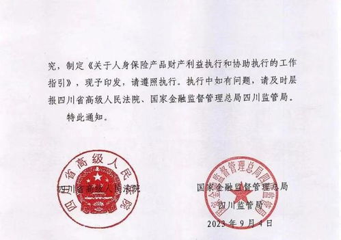 高院新规 如何执行人身保险产品财产利益 含指引全文 保全与执行